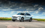 Audi E-tron cornering - front
