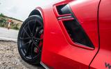 Driving the Chevrolet Corvette through rural England