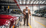 Norman Dewis at JLR Classic Works