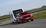 Skoda Kodiaq towing caravan