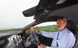 Andrew Frankel at the wheel of the Ford Mustang