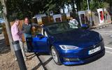 Tesla supercharging