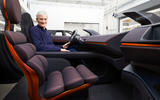 Dyson electric car - interior Dyson electric car - interior