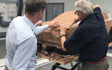 James Dyson with clay model James Dyson with clay model