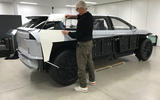 Dyson electric car - mule rear Dyson electric car - mule rear