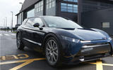 Dyson electric car - mule front Dyson electric car - mule front