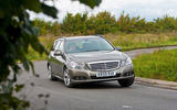 Mercedes-Benz E-Class estate cornering