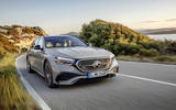 E Class estate front driving E Class estate front driving
