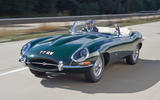 Jaguar E-Type road trip - front