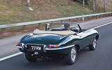 Jaguar E-Type road trip - rear