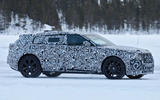 Electric Range Rover prototype winter testing side Electric Range Rover prototype winter testing side