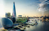 London is presented as a greener and cleaner environment 