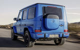 Electric G Class blue rear dynamic