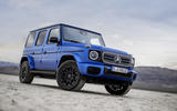 Electric G Class blue static salt flats Electric G Class blue static salt flats