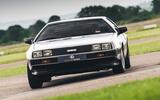 Electrogenic Delorean DMC 12 front cornering Electrogenic Delorean DMC 12 front cornering