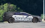 Mercedes EQ S prototype camouflaged