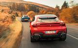 Ferrari Purosangue vs Aston Martin DBX 707 2023 rear tracking