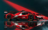 Ferrari 499P Modificata front three quarter two Ferrari 499P Modificata front three quarter two