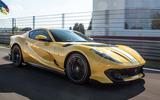 Ferrari 812 Competitzione front three quarter tracking