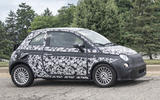 Fiat 500e spy shot