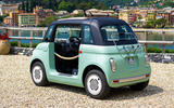 Fiat Topolino Dolce Vita 2024 rear quarter static