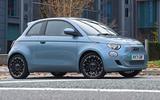 Fiat 500e front three quarter