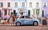 Fiat 500e Gelateria Edition side static