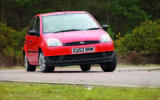 2004 Ford Fiesta cornering - front