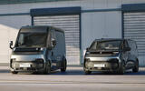 Flexis step in van and medium van front