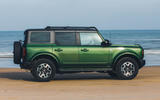 Ford Bronco Badlands side tracking Ford Bronco Badlands side tracking