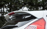 Ford Fiesta ST Mk7 rear spoiler detail Ford Fiesta ST Mk7 rear spoiler detail