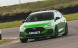 Ford Focus ST Track Pack front hard cornering