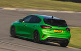 Ford Focus ST Track Pack rear cornering