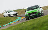 Ford Focus ST Track Pack vs Toyota GR86 front cornering 2
