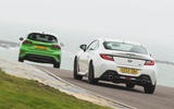 Ford Focus ST Track Pack vs Toyota GR86 rear tracking 2
