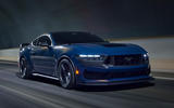 Ford Mustang Dark Horse 2023 front quarter tracking Ford Mustang Dark Horse 2023 front quarter tracking