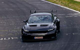 Ford Mustang GTD Nurburgring front tracking Ford Mustang GTD Nurburgring front tracking