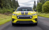 Ford Mustang Mach E Rally 2023 front tracking road Ford Mustang Mach E Rally 2023 front tracking road