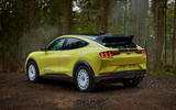 Ford Mustang Mach E Rally 2023 rear quarter static Ford Mustang Mach E Rally 2023 rear quarter static