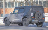 Ford Bronco 2020 spy photos - rear three quarters Ford Bronco 2020 spy photos - rear three quarters