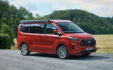 Ford Transit Custom Nugget parked on gravel