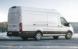 Ford Transit rear three quarter Ford Transit rear three quarter
