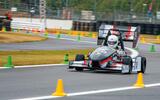 Formula Student racing car on track