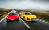 McLaren 570S and Audi R8