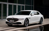 Genesis G90 Europe 2024 front quarter static Genesis G90 Europe 2024 front quarter static