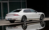 Genesis G90 Europe 2024 rear quarter static Genesis G90 Europe 2024 rear quarter static