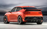 Genesis GV60 Magma rear quarter Genesis GV60 Magma rear quarter