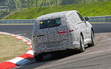 Genesis GV90 prototype testing at Nurburgring   cornering   rear 3 Genesis GV90 prototype testing at Nurburgring   cornering   rear 3