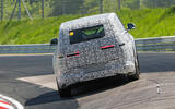 Genesis GV90 prototype testing at Nurburgring   cornering   rear 4 Genesis GV90 prototype testing at Nurburgring   cornering   rear 4