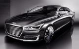 Hyundai Genesis G90 sketch